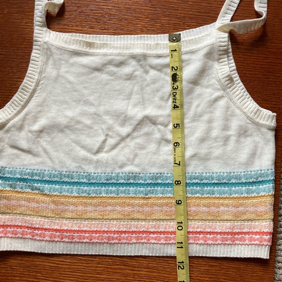 ONEILL MILA knit Tank crop top size small - Picture 6 of 8
